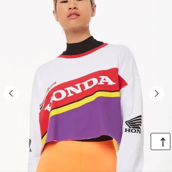 Forever 21 Tops - NWOT  HONDA Graphic Cropped T-Shirt
